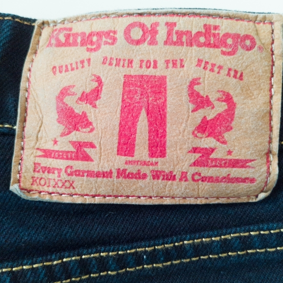 Kings Of Indigo Silvio Jeans Size 33 Xavier Rinse Button Fly - Picture 15 of 15